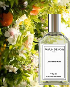 Jasmine Red - floral perfume for women - parfum d'espoir 