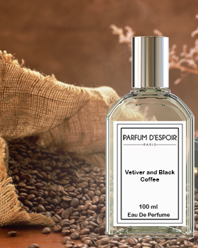 Vetiver & Black Coffee - coffee perfume - parfum d'espoir - france